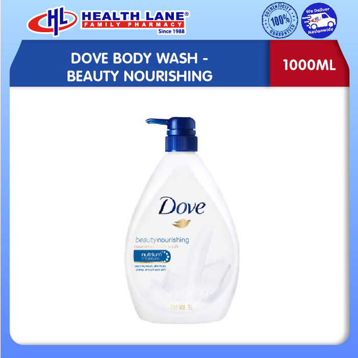 DOVE SABUN BADAN- BEAUTY NOURISHING (1000ML)